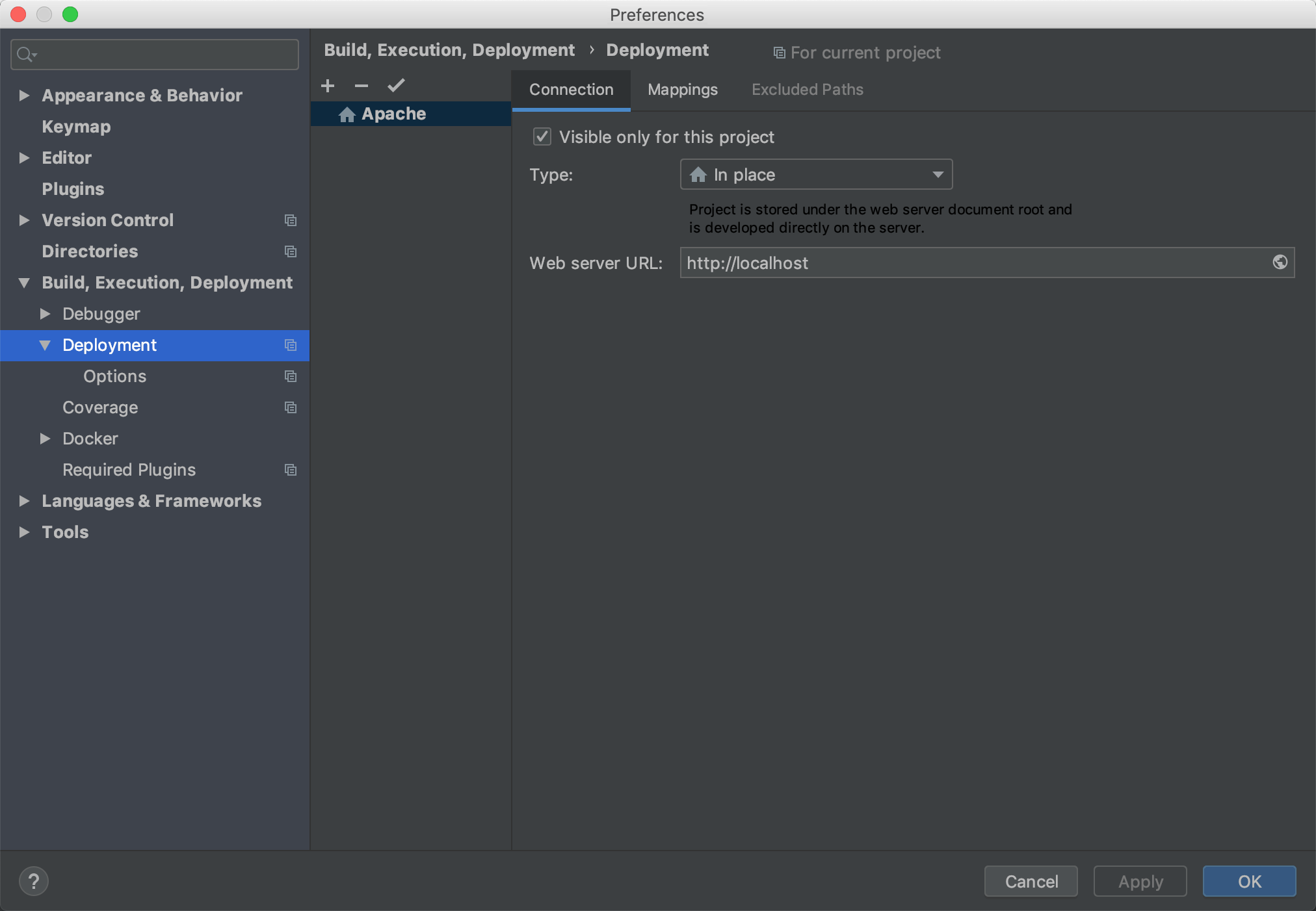 配置phpstorm-deployment