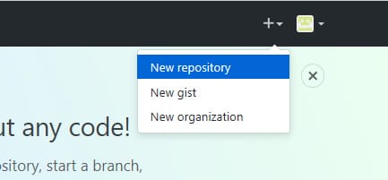 Github-new-repository